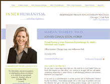 Tablet Screenshot of mariansharkeyphd.com